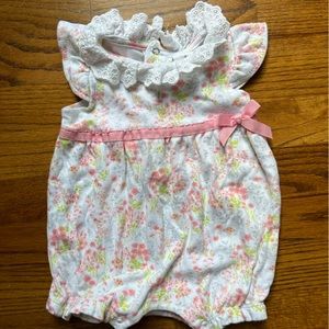 Laura Ashley baby girl floral one piece 12M